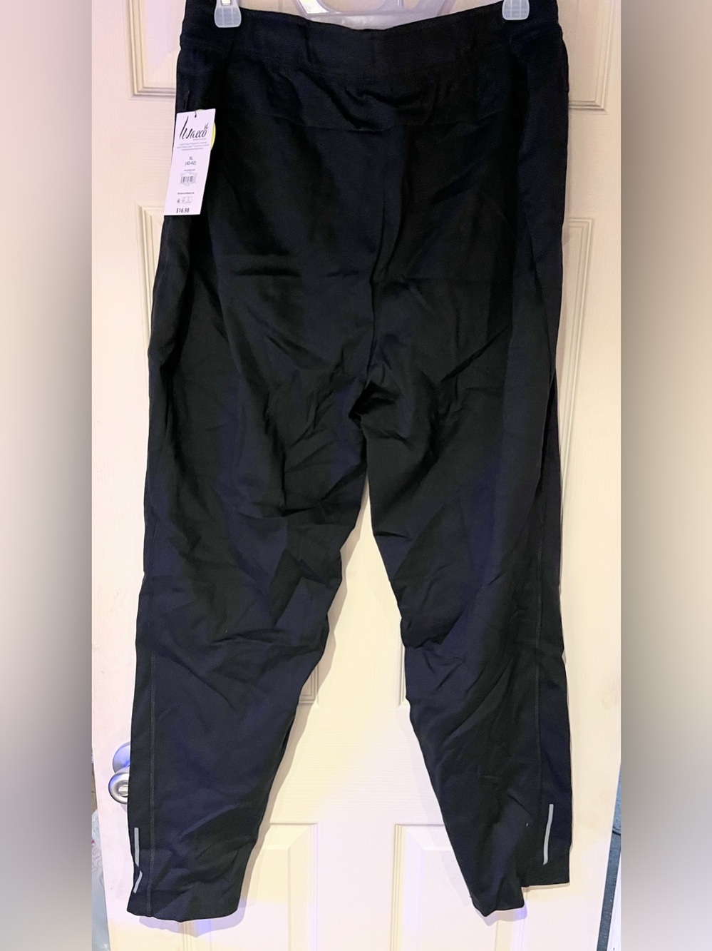 Men's Black Track Pants Size XL NWT - Picture 4 of 5